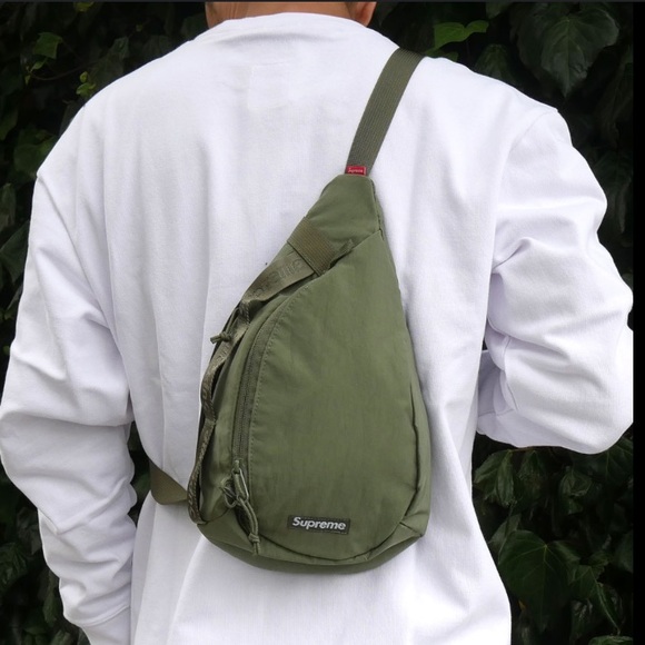 🔥 Authentic Supreme FW20 Olive Shoulder Bag Sling UNISEX - Picture 5 of 11